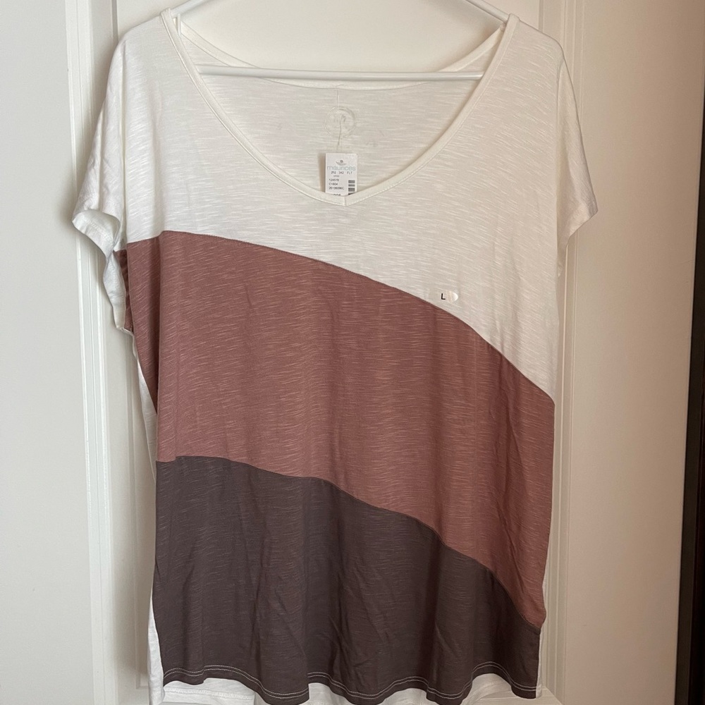 Maurices Short Sleeve Colorblock Shirt